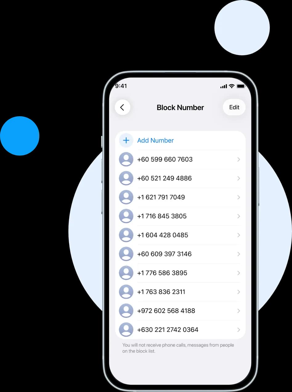 Create Your
Block List