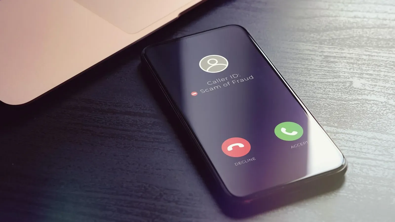 Scam fishing phone call from unknown number