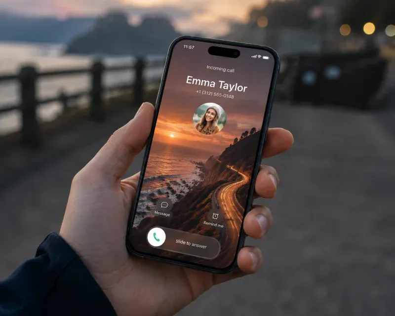 caller screen ideas