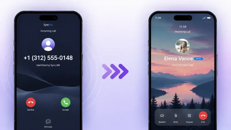 caller screen ideas