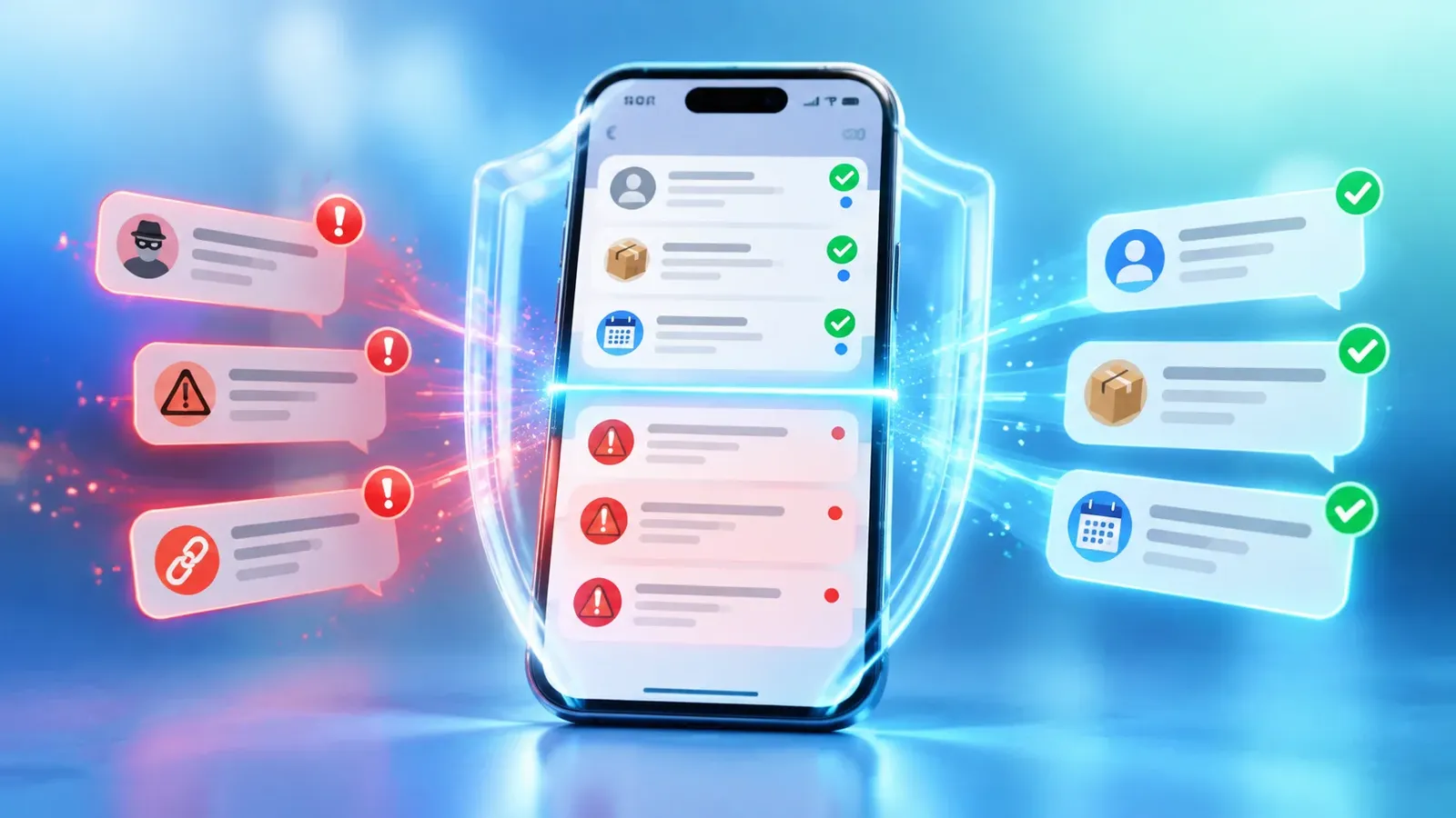 filtering messages to block spam texts