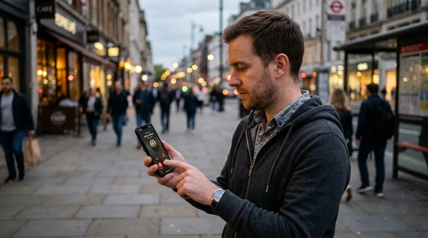 man wants to get rid of potential spam calls and rejecting them