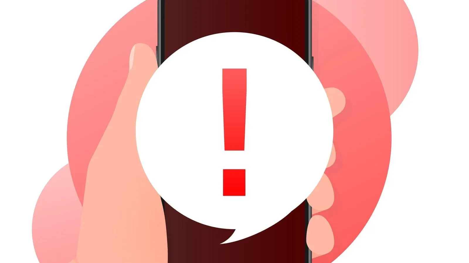 hand holding a phone with scam number detector