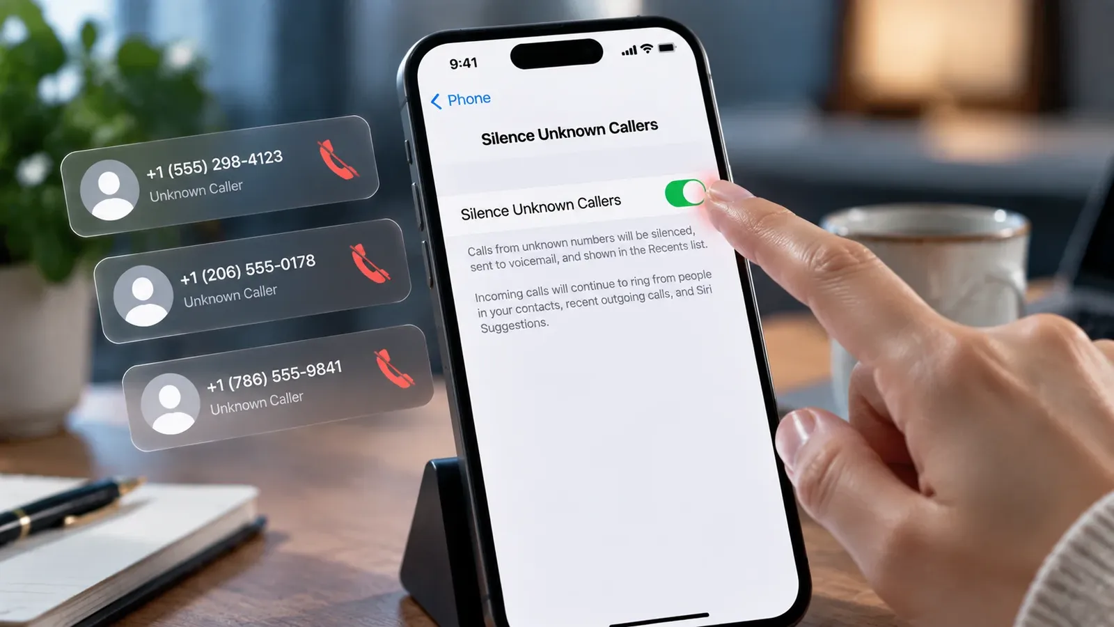 silencing unknown callers