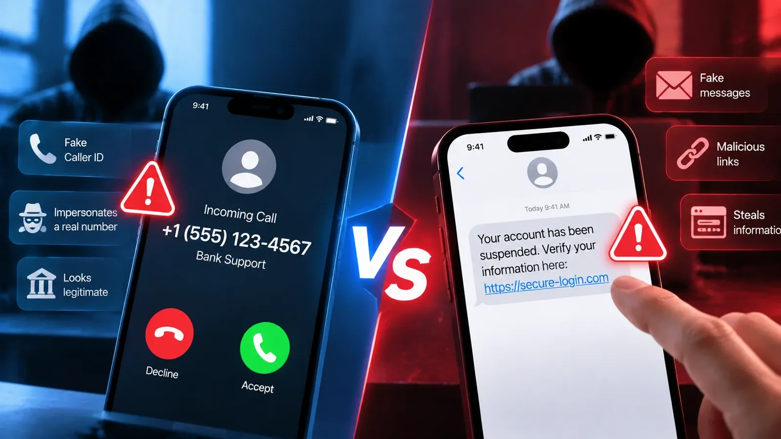 spoofing vs phishing